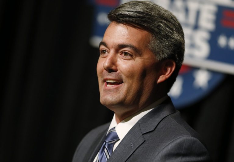 Rep. Cory Gardner, R-Colo., has pulled ahead of embattled Sen. Mark Udall, D-Colo., in yet another poll, the Republican challenger leading the incumbent 47 percent to 41 percent, according toÂ a Quinnipiac survey released Thursday. (AP Photo/David Zalubowski)