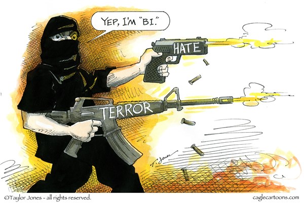 Editorial cartoon: Orlando shooting