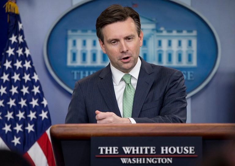 White House press secretary Josh Earnest said, 