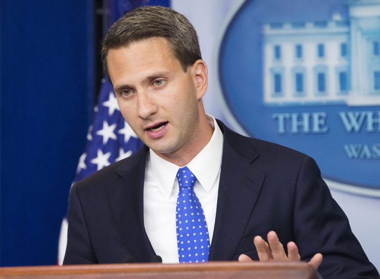 White House deputy press secretary Eric Schultz ridiculed theÂ argument from conservatives in Congress that President Obama failed to live up to a law passed earlier this year that forces him to provide all documents to Congress on the Iran deal.Â (AP Photo/Pablo Martinez Monsivais)