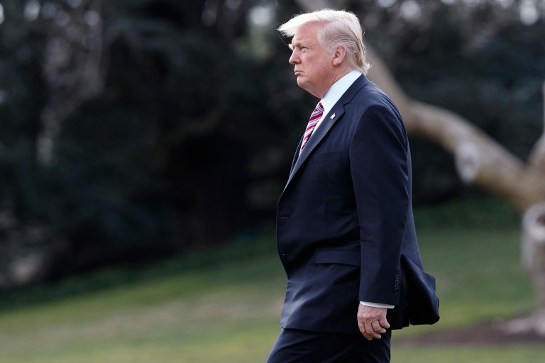 The decision on whether to fly a U.S. Navy SEAL team into a remote area of Yemen at the risk of American lives, or to attack with drones from a safe distance away, fell to President Trump, just seven days in office. (AP Photo/Evan Vucci)