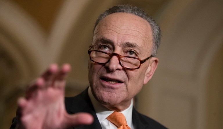 Senate Minority Leader Chuck Schumer, D-N.Y., told reporters Tuesday that the 