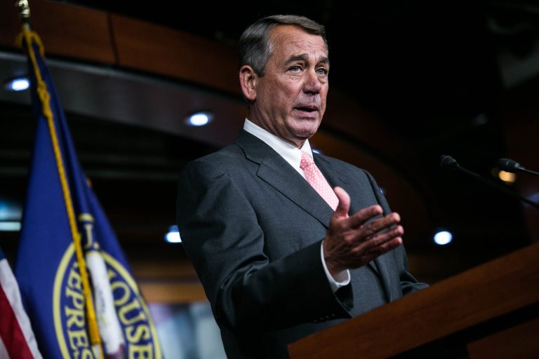 House Speaker John Boehner, R-OH, takes questions during a news conference on Capitol Hill in Washington, Friday, Sept. 25, 2015. (Graeme Jennngs/Washington Examiner)