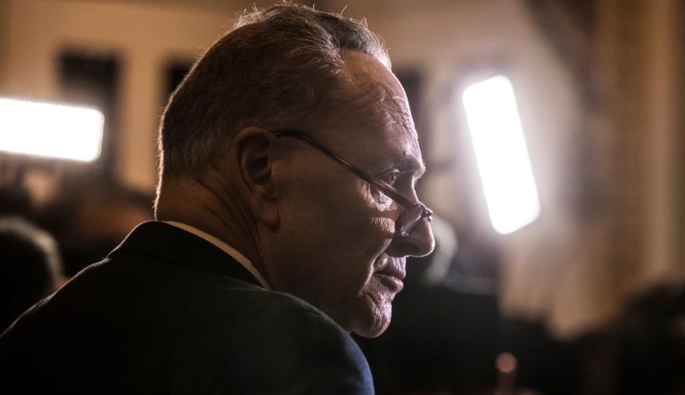 Senate Minority Leader Chuck Schumer, D-N.Y., has yet to signal whether he will instruct his caucus to filibuster a continuing resolution to keep the government funded if said bill doesn't protect beneficiaries of the Deferred Action for Childhood Arrivals program. (AP Photo/J. Scott Applewhite)