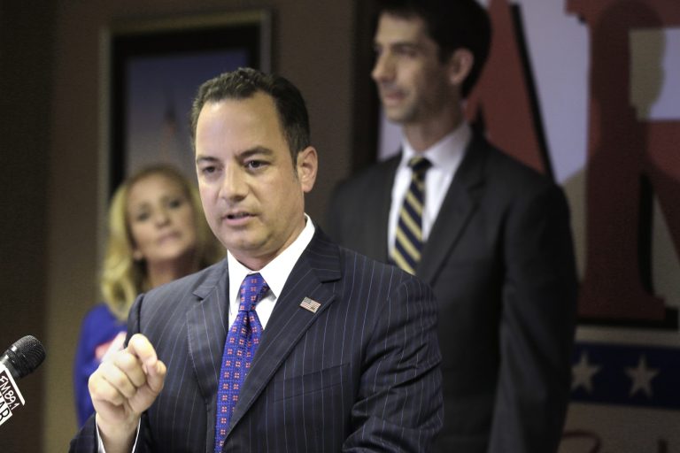 Republican National Committee chairmanÂ Reince Priebus may not be Mitt Romney's biggest booster should he decide to run for president again in 2016.Â (AP Photo/Danny Johnston)