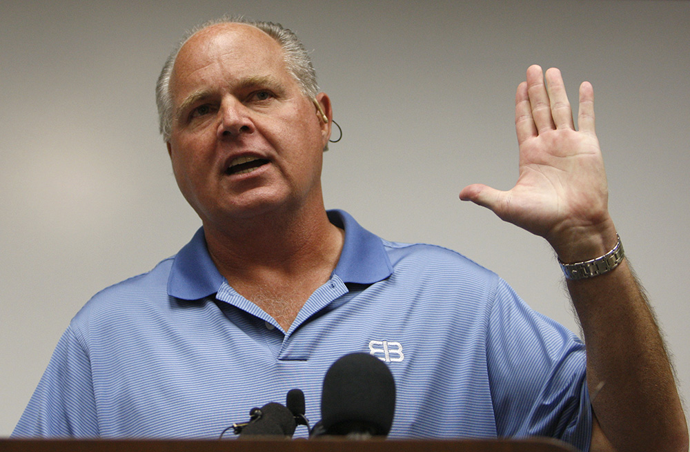 Rush Limbaugh claims media and Drudge are trying to scare people about the coronavirus