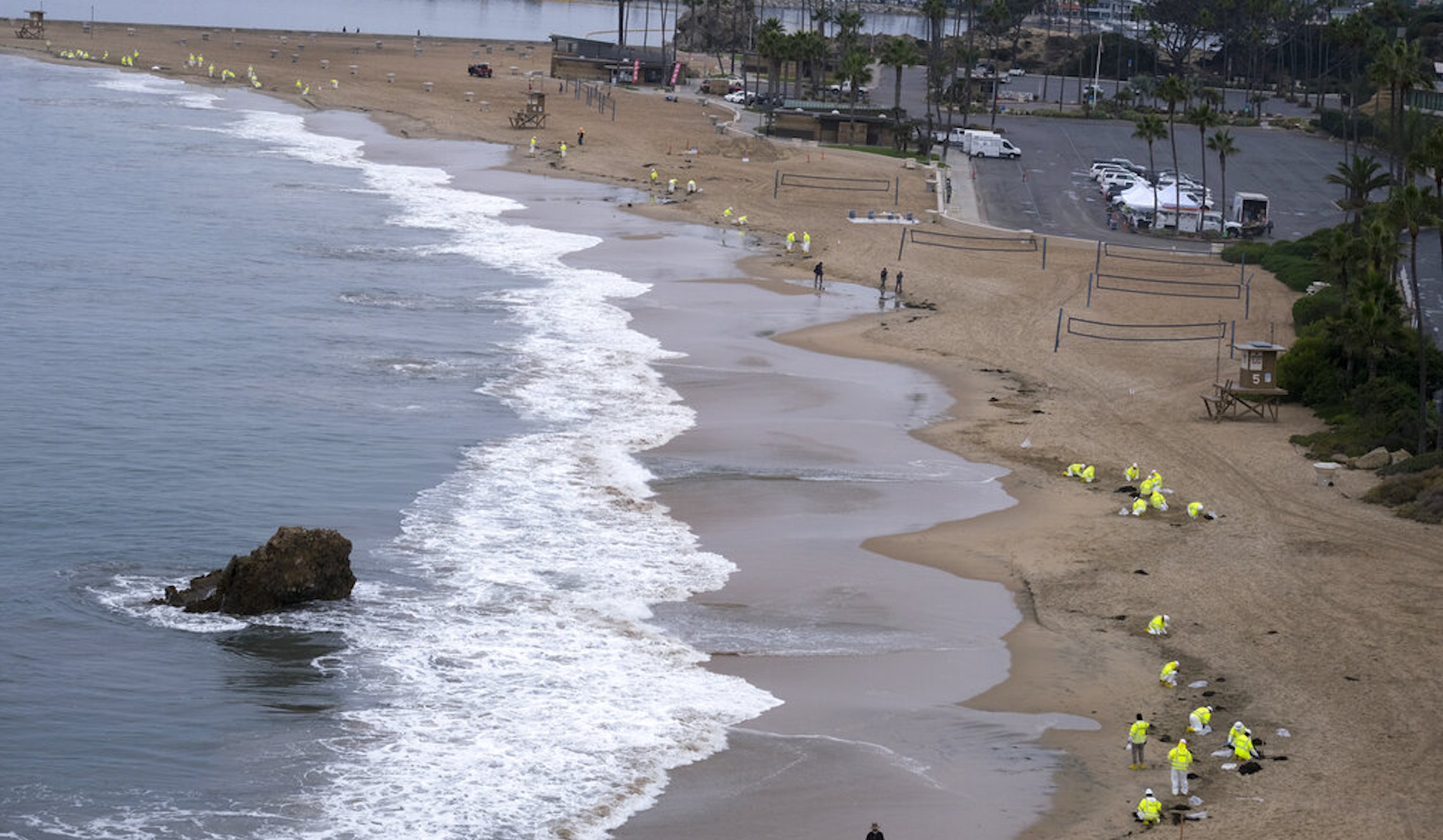 Authorities identify second ship under investigation in Orange County oil spill