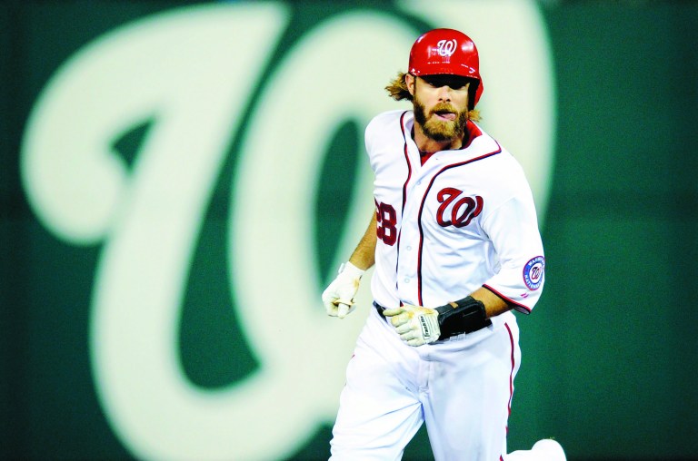 Nick Wass/AP
Jayson Werth's 14th career postseason homer gave the Nationals a victory over the Cardinals in Game 5 of the National League Division Series on Thursday.