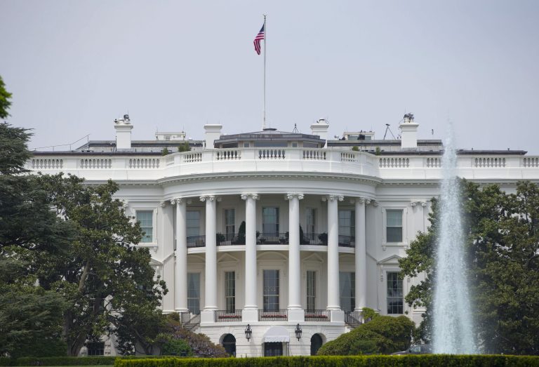 The White House is shown in the photo above.