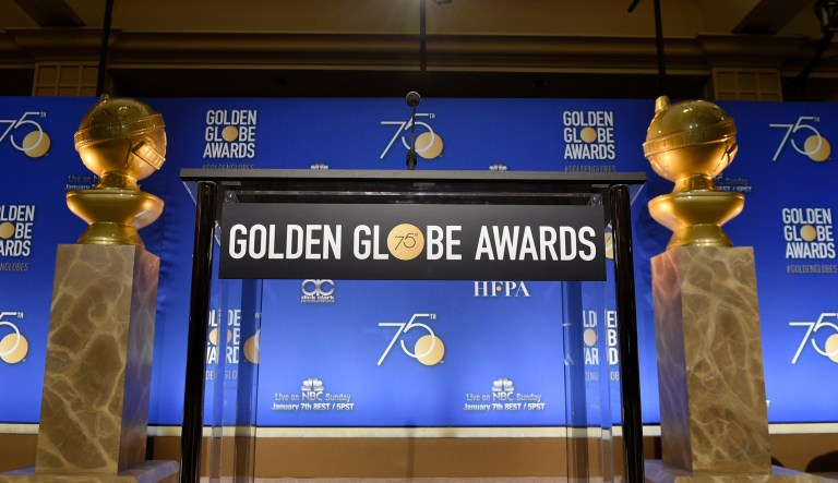 Awards shows like this Sunday's Golden Globes have dwindled into dreary exercises in virtue signaling. But in the wake of the Harvey Weinstein scandal, the entertainment industry should undertake some serious introspection. (Photo by Chris Pizzello/Invision/AP)