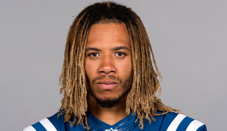 Indianapolis Colts football player Edwin Jackson, 26, was one of two men killed when a suspected drunken driver struck them as they stood outside their car along a highway in Indianapolis. (AP Photo, File)