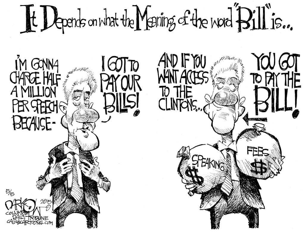 Editorial cartoons: Bills, Bill’s Bills