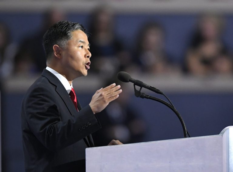 Lieu also took a shot at those who defend the president by attacking what they view as 