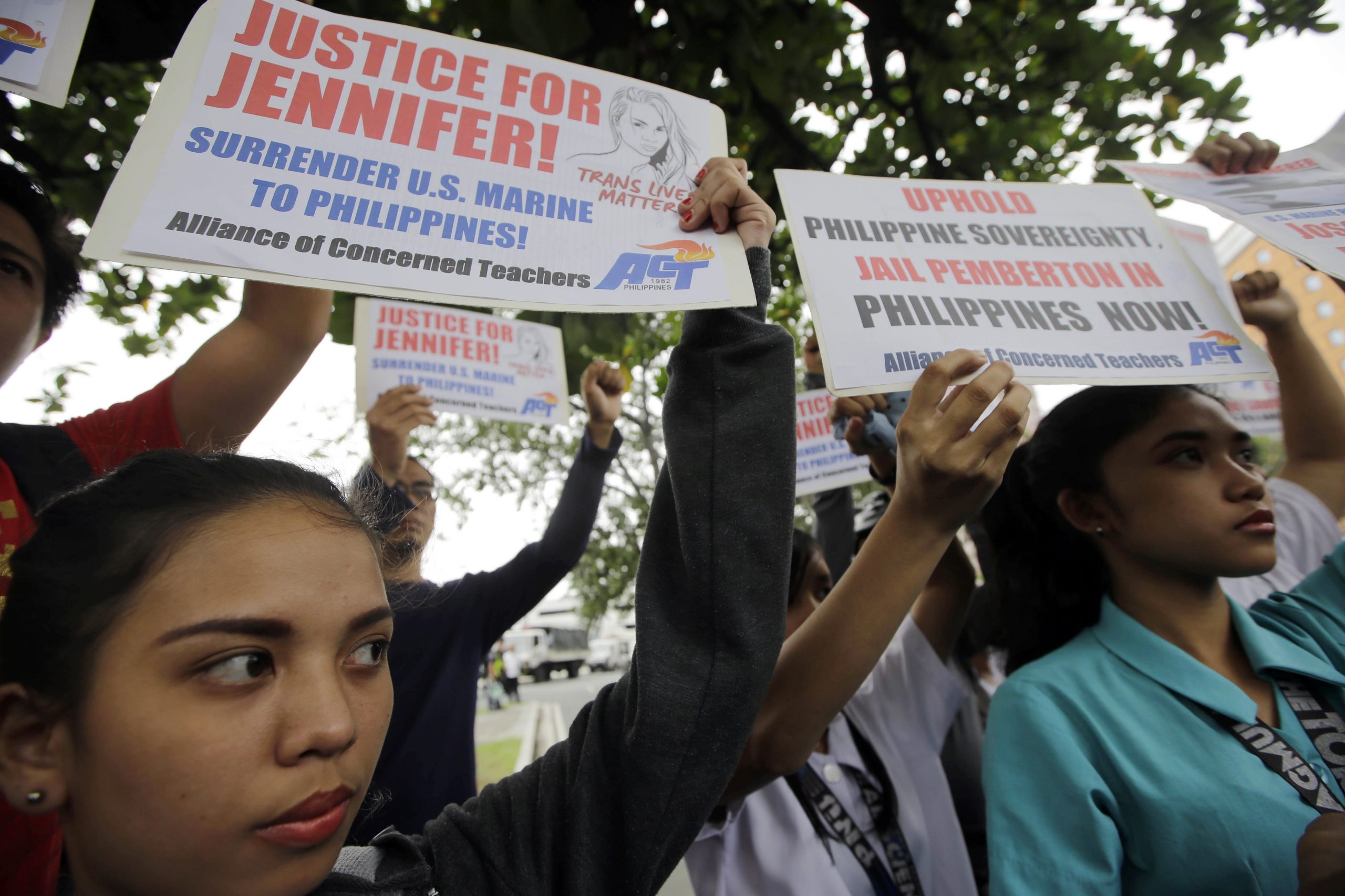 Philippines subpoenas US Marine murder suspect