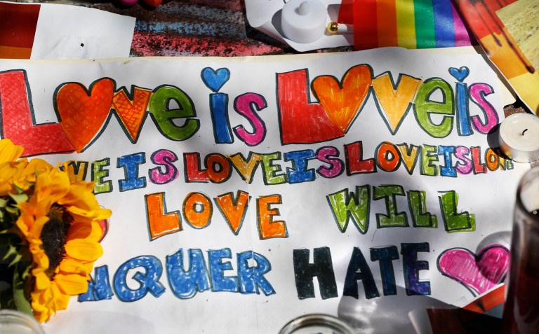 A reflection on a childhood friend who died in the hate-filled assault in Orlando this weekend. (AP Photo/Kathy Willens)