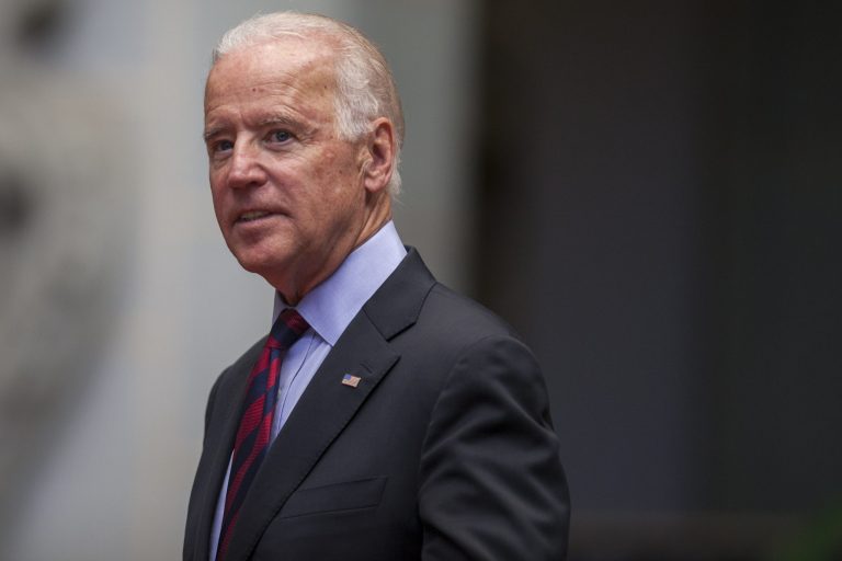 U.S. Vice President Joe Biden stands before the press at the National Palace in Guatemala City, Friday, June 20, 2014. The Obama administration moved Friday to stem a flood of Central American children and families that has overwhelmed the U.S. immigration system, dispatching Vice President Joe Biden to the region to warn against the perils of the trip and announcing that it will start to detain families at the border instead of releasing them on their own recognizance. (AP Photo/Luis Soto)