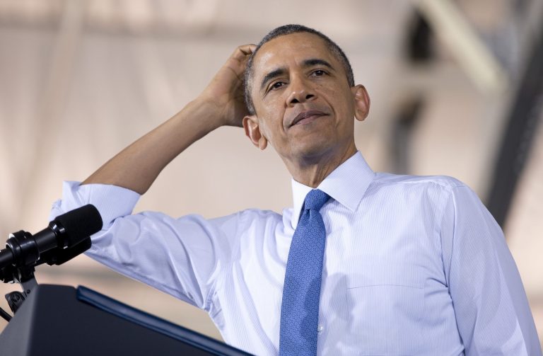 President Obama speaks about his proposal to raise the national minimum wage on Wednesday at the University of Michigan in Ann Arbor, Mich. (AP Photo/Carolyn Kaster)