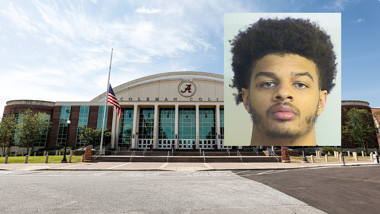 Surveillance video captures moment University of Alabama player allegedly opened fire