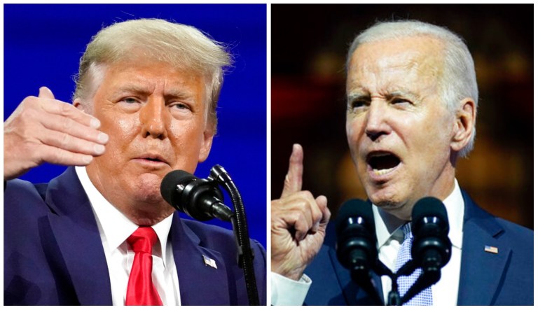 Donald Trump and Joe Biden.