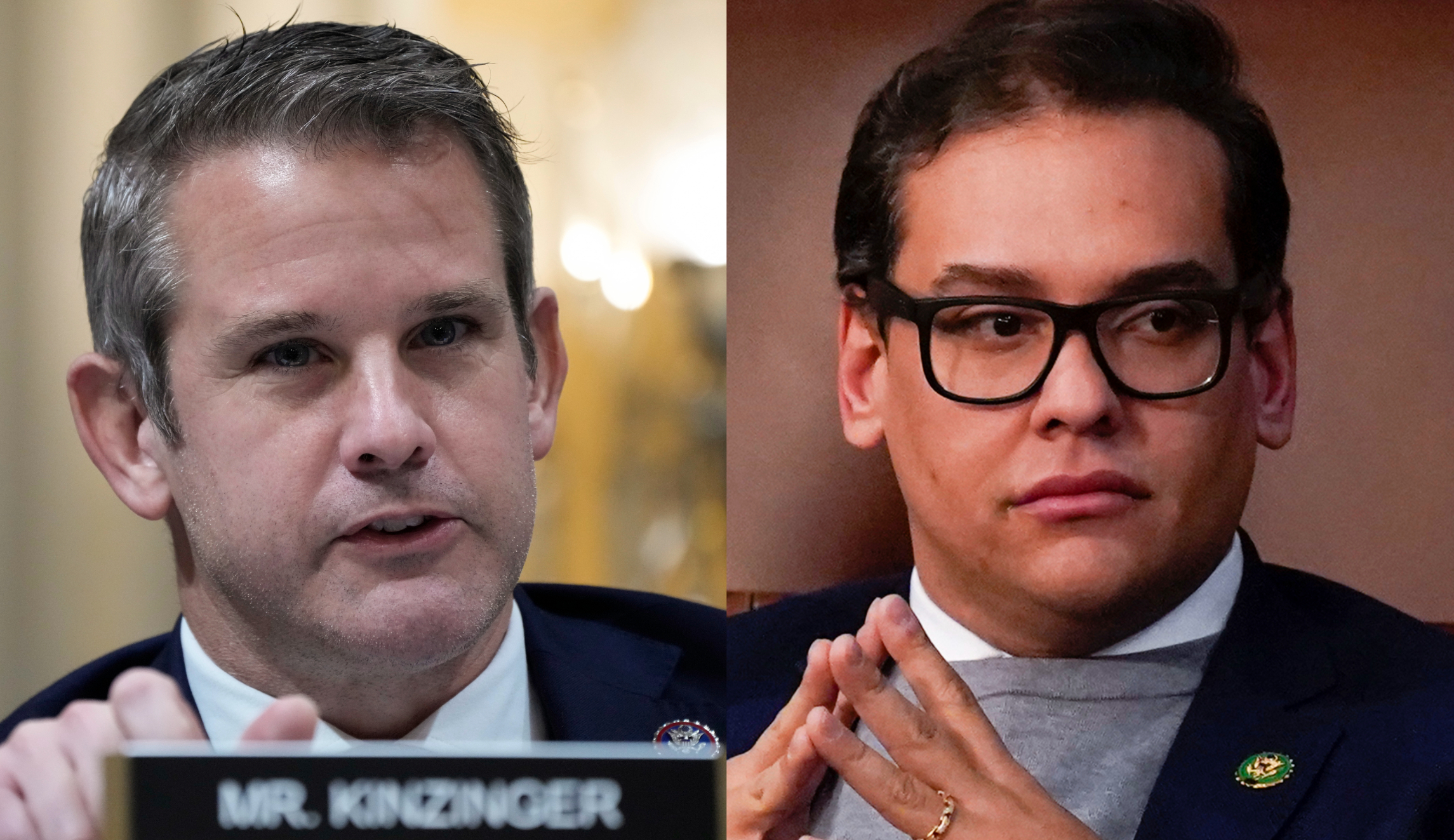 George Santos and Adam Kinzinger clash over Republican’s controversies: ‘Go on CNN and cry’