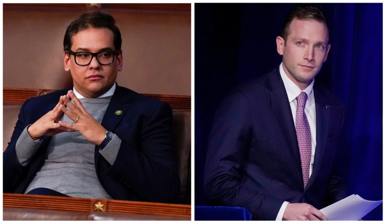 Reps. George Santos (R-NY) and Max Miller (R-OH) 