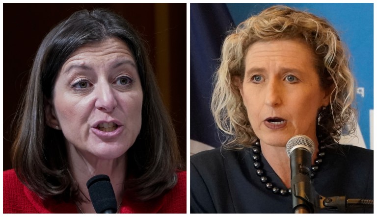 Rep. Elaine Luria and Jennifer Kiggans