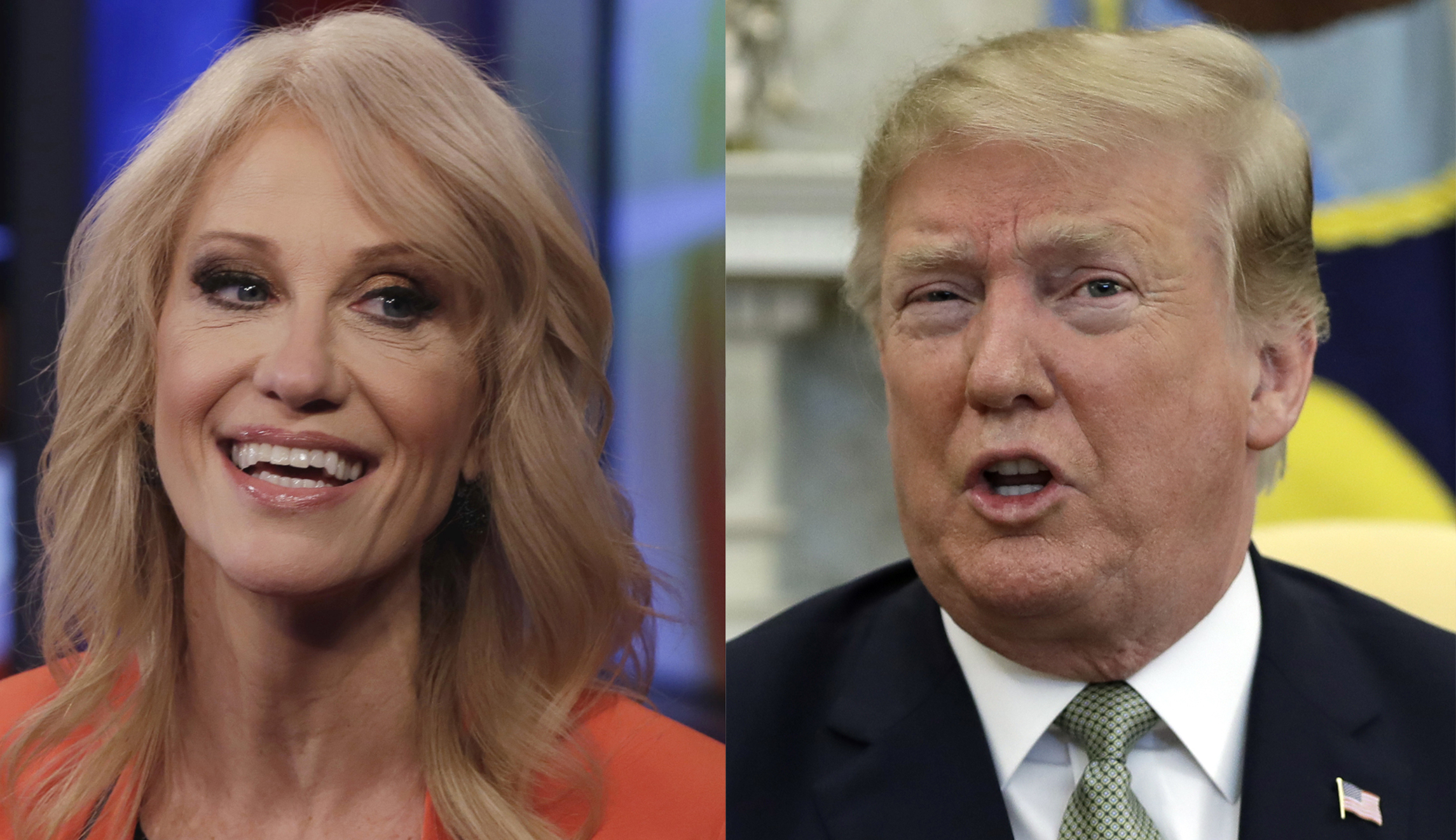 Trump defends Kellyanne Conway: ‘I’m not going to fire her’