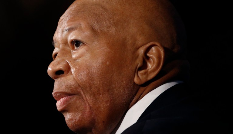 Rep. Elijah Cummings, D-Md., speaks during a luncheon at the National Press Club in Washington, Wednesday, Aug. 7, 2019. 