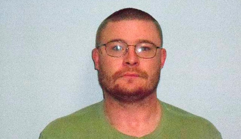 FILE - This undated file photo provided by the Montana Department of Corrections shows Curt James Brockway. Montana authorities have charged Brockway with assault on a minor after a witness said he threw a 13-year-old boy to the ground because the boy didn't remove his hat during the national anthem at a rodeo. Brockway's attorney says his client believes he was acting on an order from President Donald Trump.