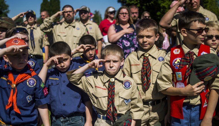 The Boy Scouts of America announced Wednesday it will soon allow girls to join its Cub Scouts program and will develop a new program for older girls. (Jake May/The Flint Journal - MLive.com via AP)