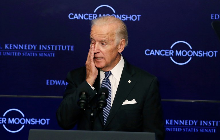 President Trump's first proposed budget could turn Joe Biden's cancer 