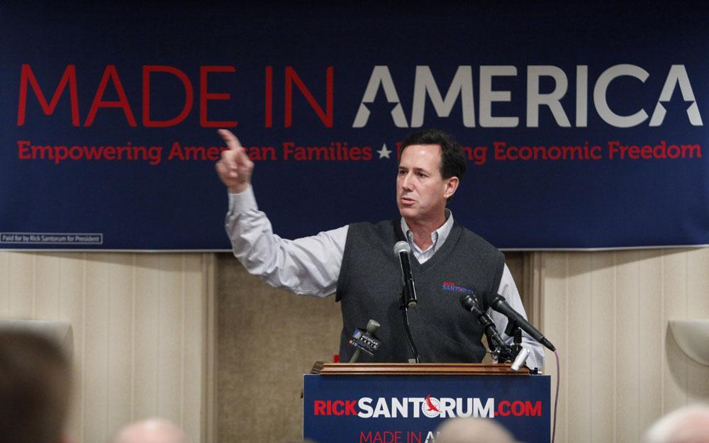 Scrutiny of Santorum intensifies amid surge