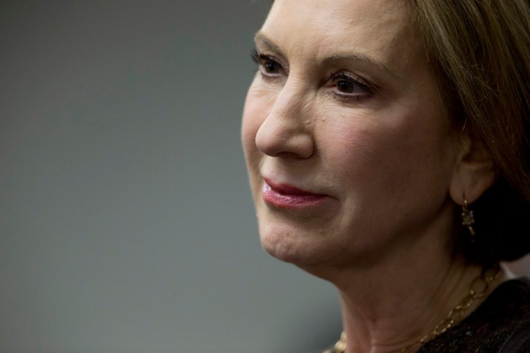 A spokeswoman for her campaign told the press shortly after 9:30 p.m. that she never made it to the party and had instead headed to the airport, bound for New Hampshire. (AP Photo/Mary Altaffer)