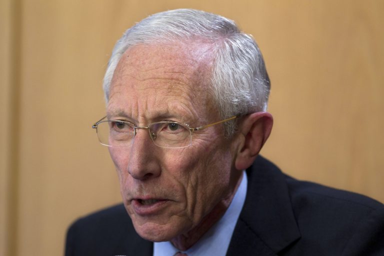 This Jan. 30, 2013 file photo shows then-Bank of Israel governor Stanley Fischer, speaking during a press conference in Jerusalem. (AP Photo/Sebastian Scheiner)