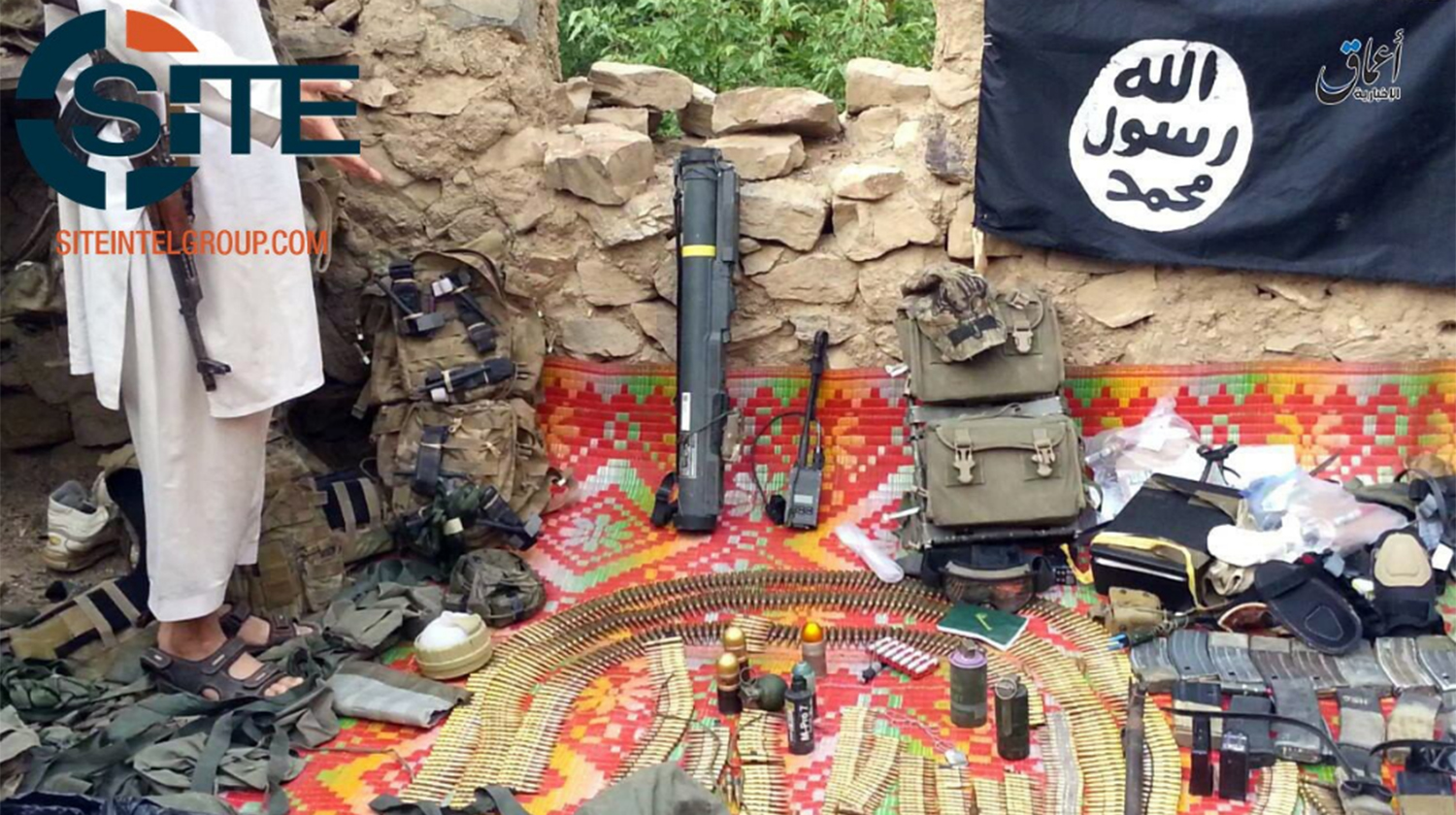 Islamic State posts photos of gear allegedly taken from U.S. troops