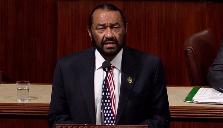 "History will judge us all," Rep. Al Green said Tuesday.
