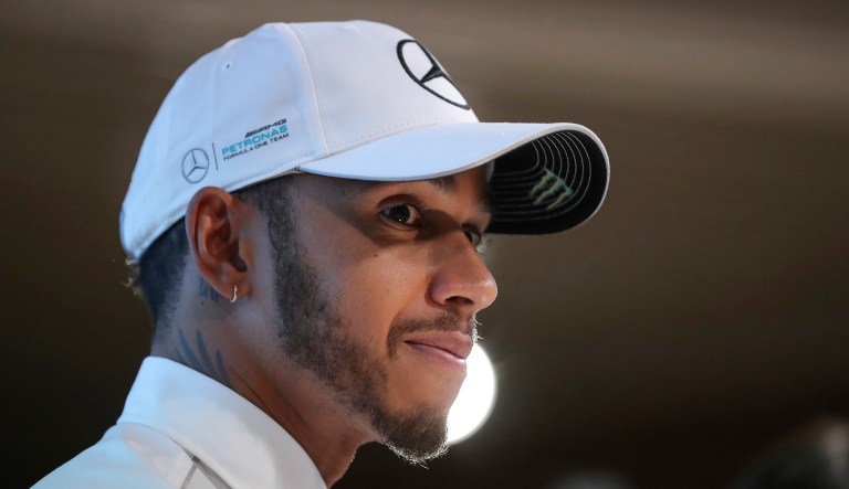British Formula One driver Lewis Hamilton jokingly teased his toddler nephew's dress choice on Christmas Day, and people were angry at him for doing so. Regrettably, Hamilton showed an uncharacteristic lack of courage and gave in to his critics. (AP Photo/Vincent Thian, file)