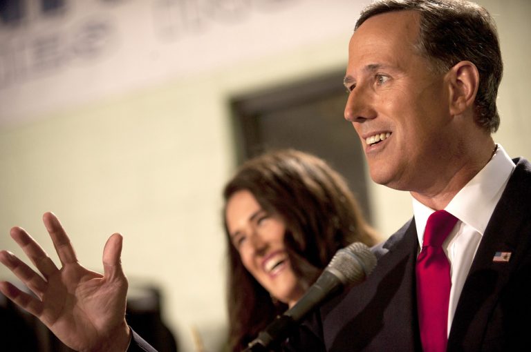 Former U.S. Sen.Â Rick Santorum announces his candidacy for the 2016 Republican nomination for president at Penn United Technologies May 27, 2015 in Cabot, Pa. (Photo by Jeff Swensen/Getty Images)