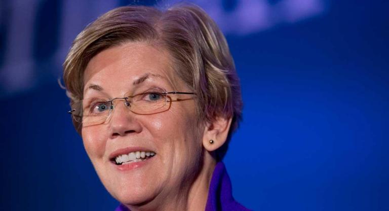 Sen. Elizabeth Warren is challenging Hillary Clinton for New Hampshire independents.