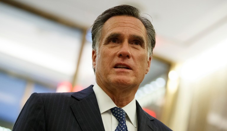 Mitt Romney may run for Utah Sen. Orrin Hatch's seat if the longtime senator decides to retire, according to a report. (AP Photo/Evan Vucci)