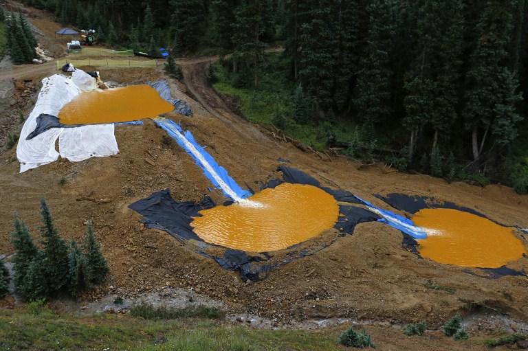 Senate Republicans introduced a bill Wednesday to hold the EPA accountable for the spill it caused in Colorado last year (AP Photo/Brennan Linsley)