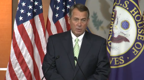 VIDEO: John Boehner, Nancy Pelosi discuss Republican spending plan