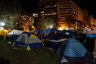 Protesters occupy McPherson with condoms, cough drops