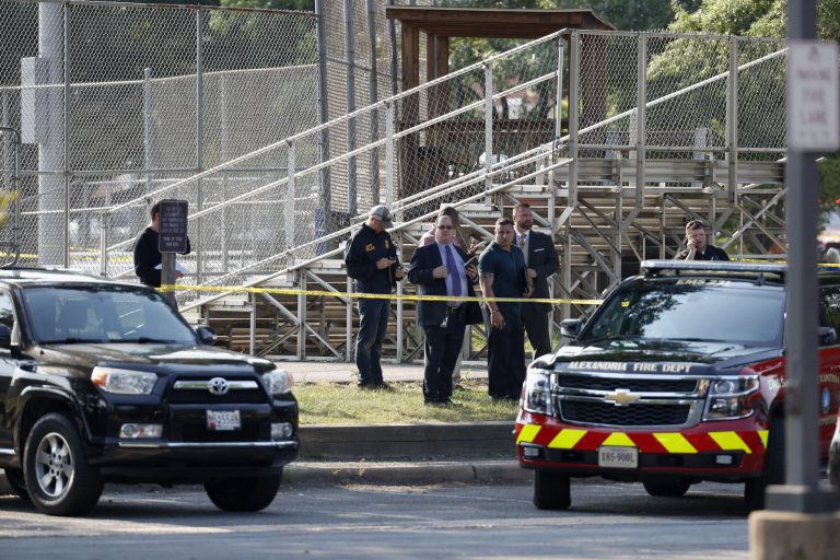 The Federal Election Commission decided to weigh in on the use of campaign funds for security after a gunman opened fire on Republican lawmakers who were practicing for the annual charity congressional baseball game in Alexandria, Va., last month. (AP Photo/Alex Brandon)