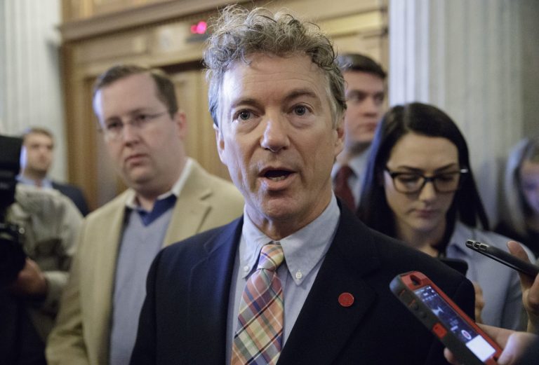 Sen. Rand Paul, R-Ky., is among Republicans traditionally skeptical of the surveillance program. More are leery of it now because they believe the Obama administration used it for political purposes, targeting Trump administration officials. (AP Photo/J. Scott Applewhite, file)