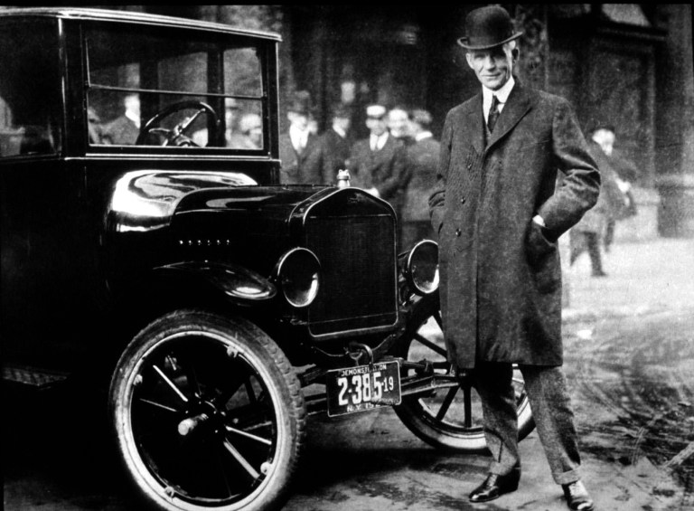 Henry Ford raised the wages of his workers while cutting the price of his Model T, but his competitors at General Motors and Chrysler caught up as Ford aged. (AP File)