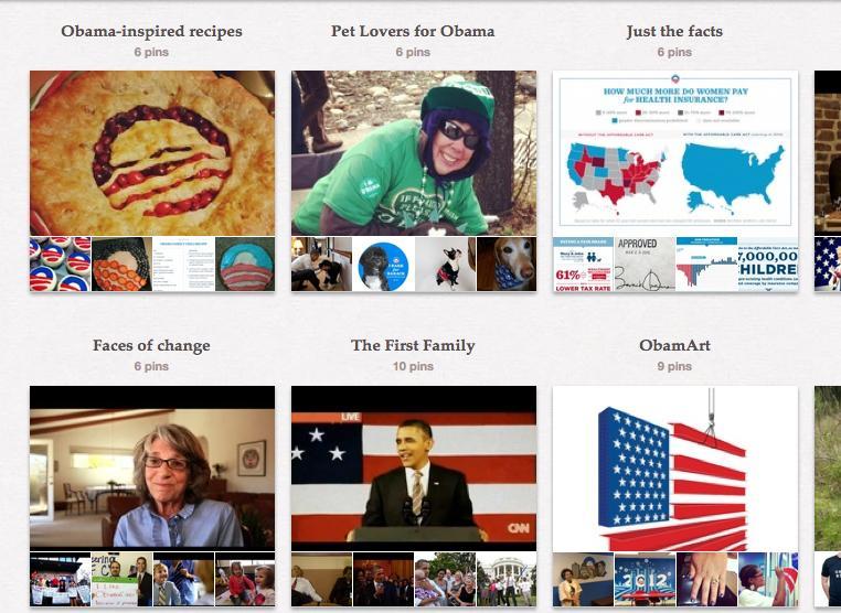 Obama gets Pinterested