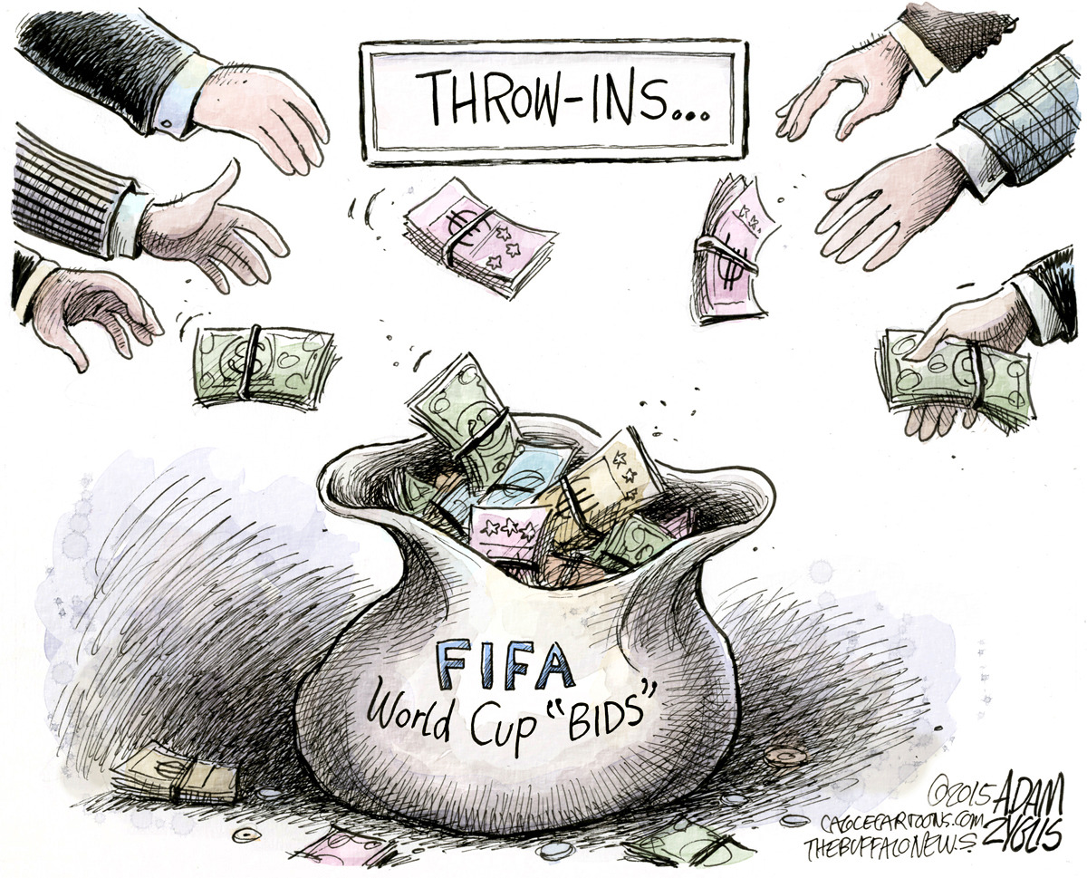 Editorial cartoon: World cup ‘bids’