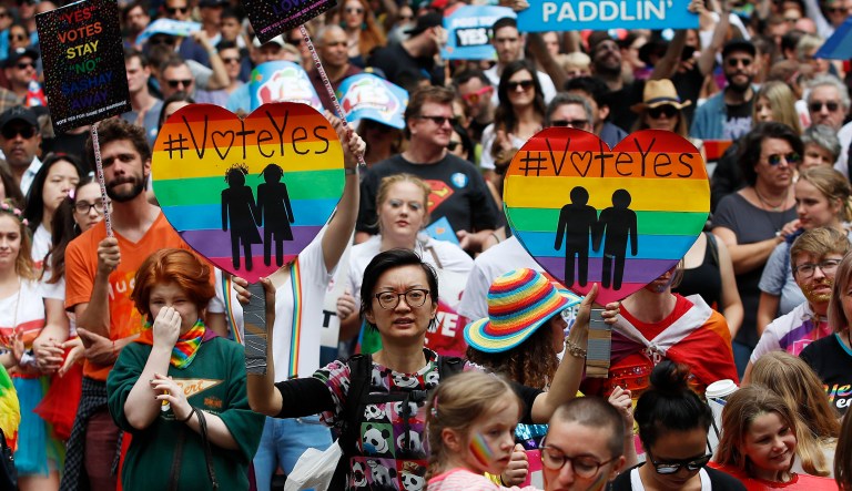 Of Australians eligible to cast a ballot in Wednesday's postal survey, 61.6 percent said 
