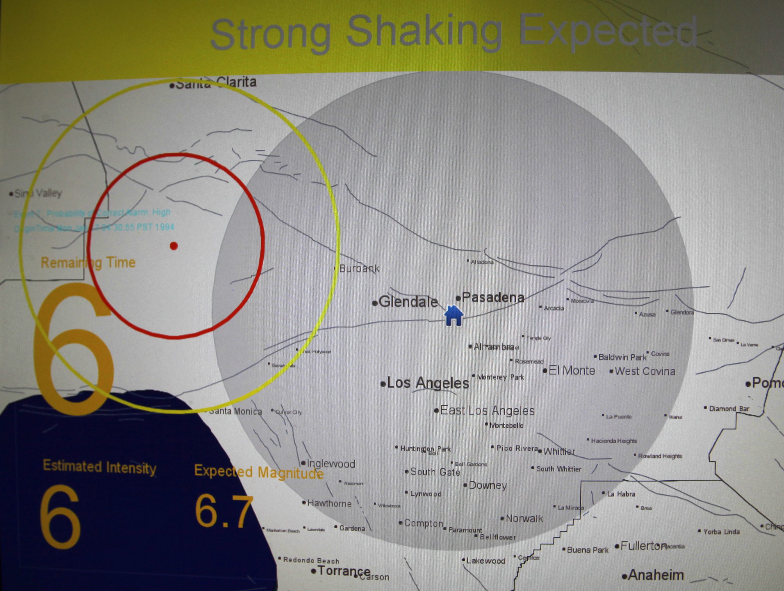 Officials, experts support quake warning system